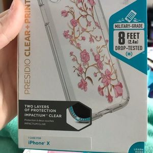 Speck iPhone X Case Flowers